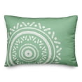 thumbnail image 2 of Creative Products Simple Green Boho Circle 20 x 14 Indoor / Outdoor Pillow, 2 of 3