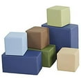 thumbnail image 1 of Early Childhood Resources ELR-0832F-ET SoftZone 7 Piece Big Blocks - Earthtone, 1 of 1