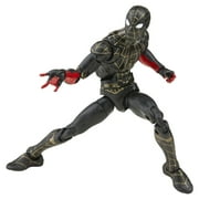Marvel Legends Series Black & Gold Suit Spider-Man Collectible Action Figure