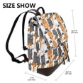 thumbnail image 2 of Fotbe Funny Cats Mochila Bolso con Estampado para Mujer, Mochila Antirrobo de Nylon Impermeable, Bolsa Ligera de Hombro, 2 of 4