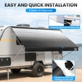 thumbnail image 5 of RV Awning Fabric Replacement 14FT – Camper Awning Replacement, 19.5oz Heavy-Duty Heat-Sealed Vinyl, UV & Weather Resistant, Sunproof, Universal Awning for RVs, Motorhomes, Campers, 5 of 8