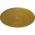 thumbnail image 3 of Ekena Millwork 26 1/4"OD x 1 1/2"P Pearl Ceiling Medallion (Fits Canopies up to 1 7/8"), Hand-Painted Pharaohs Gold, 3 of 5