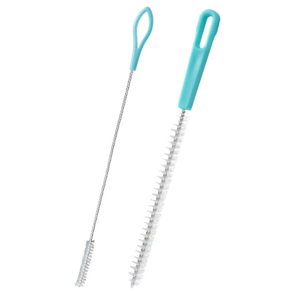 PBPBOX 2Pcs Long Tube Cleaning Brush for Drinking Straws Feeding Bottles Kitchen Use