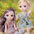 thumbnail image 2 of Beautiful Doll Set Delicate Makeup Movable Joint Comfortable Touch Princess Girl Doll Toy for Children heqiyong toy, 2 of 2