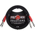 thumbnail image 1 of Cable Doble Mono de 1/4 Pulgadas Pig Hog PD-21403 Negro 91.4 cm 3 ft, 1 of 2