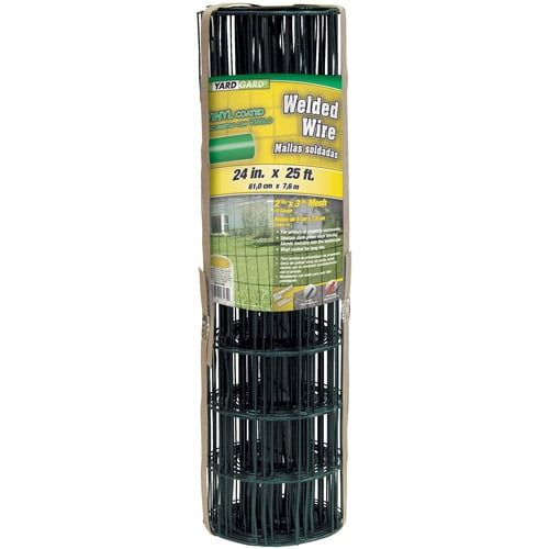 YARDGARD 2 Inch by 3 Inch Mesh, 2 ft by 25 ft 16 Gauge Junior Roll of PVC Coated Welded... by Midwest Air Technologies