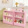 2 Tier Kids Bookshelf and Book Storage, Toddler Bookshelf, Storage ...