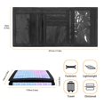 thumbnail image 6 of CHAQLIN Polyester Fabric Children's Wallet with Slim Lightweight Kids Trifold Wallet for Sports, Mermaid Scale Gradient Print Trifold Card Wallet, 6 of 6