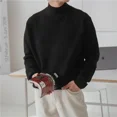 thumbnail image 5 of Suéter de punto para hombre, cuello alto, ropa lisa para hombre, jerseys de color liso, sudadera lisa de medio cuello, moda 2024, Sheap Fun T, 5 of 5