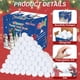 thumbnail image 3 of Pelotas de nieve Homiar para interiores, 200 unidades, blandas y falsas, 3 of 7