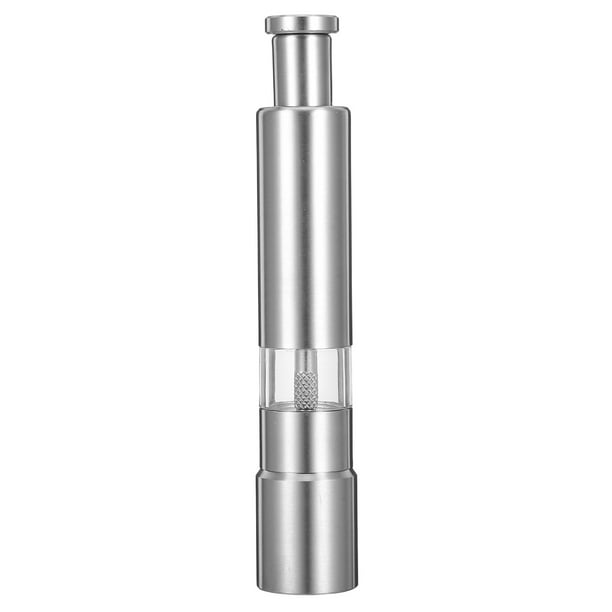 GOOHOCHY Molinillo de pimienta multifunción de acero inoxidable, molinillo de sal y pimienta, molinillo de granos de pimienta, molinillo manual de pimienta