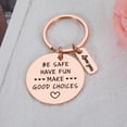 thumbnail image 3 of Inspirational Gifts for Son Daughter Make Good Choices Keychain New Driver Gifts, 3 of 12