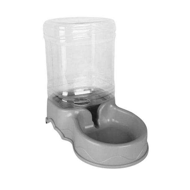 keepw AUTOMATIC PET WATER DISPENSER Puppy Dish Food Feeder Bowl Grey