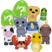 Adopt Me! Series 1 Mystery Pets Multipack Mini Figure 10-Pack (Knitted Pumpkin Hat Online Virtual Item Redemption Code!)