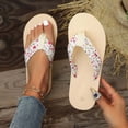thumbnail image 6 of jiaxiM Orthopedic Flip Flops Women Thong Sandals for Women Wide Flexible Outdoor Slippers for Women Non- Sandals Women Tpr Sole Orthofeet Shoes for Women, 6 of 8