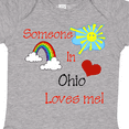 thumbnail image 4 of Inktastic Someone in Ohio Loves Me Boys or Girls Baby Bodysuit, 4 of 5