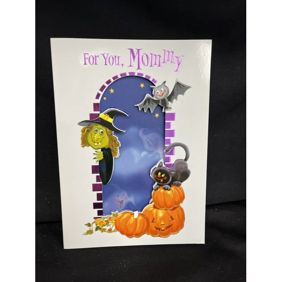 Happy Halloween Mommy Greeting Card w/Envelope