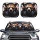 thumbnail image 2 of Balery Urban Bear With Headphones Parasol para parabrisas de coche de 2 piezas | Parasol plegable para parabrisas delantero de coche para la mayoría de sedanes-Medium, 2 of 6