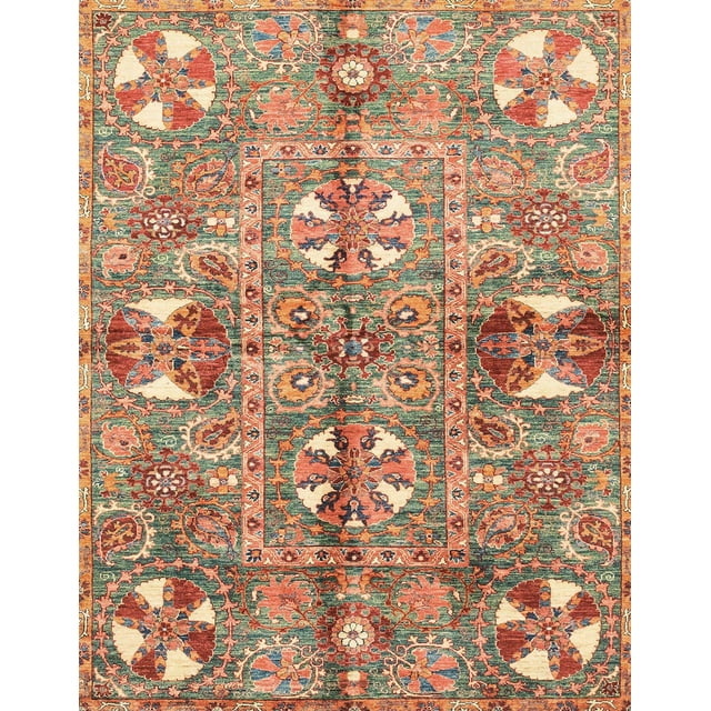 Ahgly Company Tapis d'Intérieur Rectangulaire Abstrait Châtaigne Rouge, 4 Pieds x 6 Pieds
