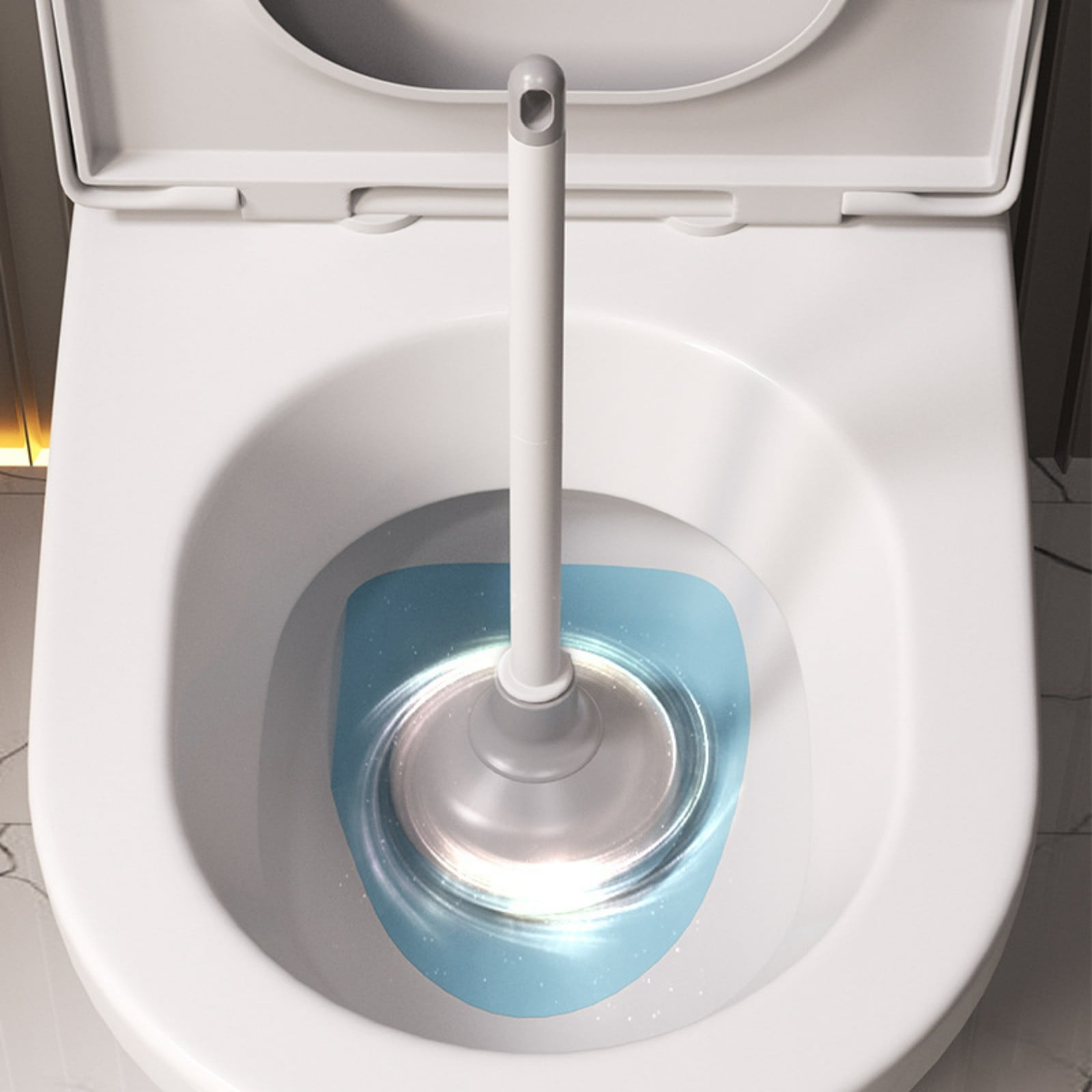 LACKUST Bathroom Products Compact Toilet Bowl Brush Clearance,3-in-1 Wall Hanging Toilet Cleaning Brush Set for Bathroom,white