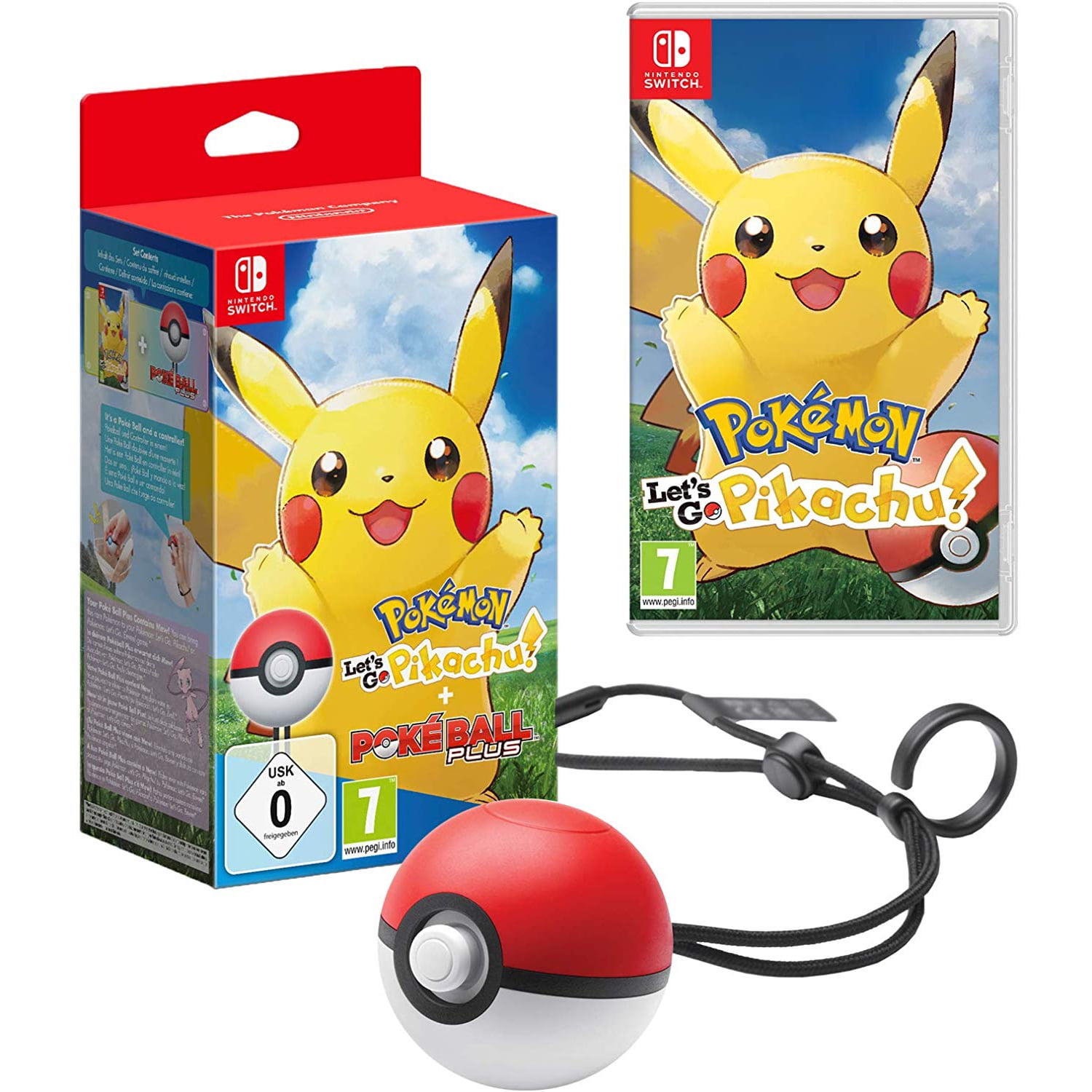 Pokémon Lets Go Pikachu W Poké Ball Plus Video Game For