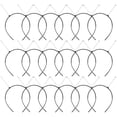 thumbnail image 4 of 24 marcos para diademas, diademas de plástico para manualidades, diademas para mujer, suministros para fiestas, 4 of 5