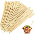 thumbnail image 1 of 100pcs kebabs, 12cm wooden skewers, mini kebabs, kebab party skewers, bamboo cocktail skewers, kebab skewers for bbq cocktails, buffet fruit burgers, 1 of 5