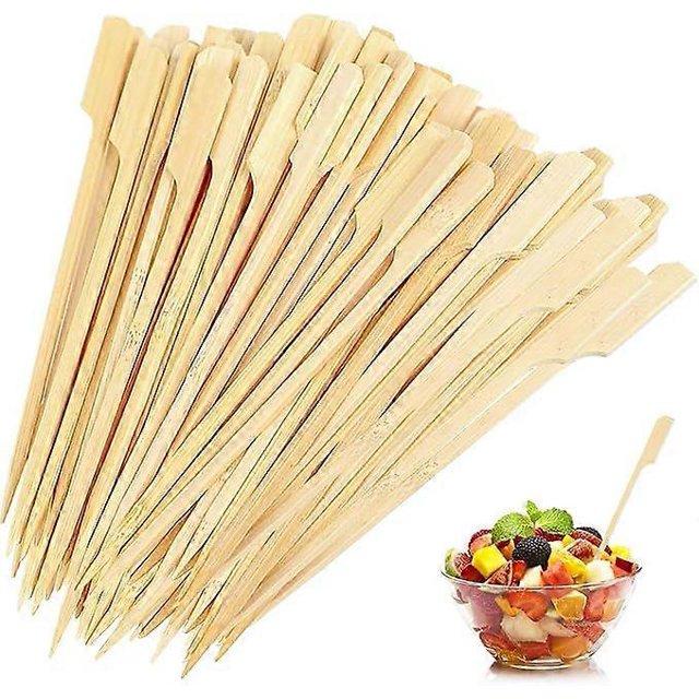 100pcs kebabs, 12cm wooden skewers, mini kebabs, kebab party skewers, bamboo cocktail skewers, kebab skewers for bbq cocktails, buffet fruit burgers