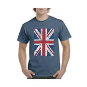 IWPF - Men's T-Shirt Short Sleeve, up to Men Size 5XL - Union Jack British Flag