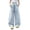 A-Sky Blue308, variant on JAJAHO Girls Summer Casual Pants Lightweight Sportswear For Kids Teens Wide Leg Elastic Waist Drawstring Pants 5-16Y Versatile Trousers