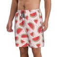 thumbnail image 2 of Naloa Watermelon Men's Beach Shorts, Surfing shorts, Swim trunks, Quick Dry Swim Trunks for Surfing Beach Fun - Small, 2 of 9