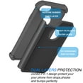 thumbnail image 2 of Njjex Cases for iPhone 8 / iPhone 7, Sturdy Case For iPhone 7, 8, Njjex Shock Absorbing Rubber & Plastic Scratch Resistant Bumper Grip Rugged Sturdy Hard Phone Cases Cover, 2 of 6
