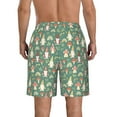 thumbnail image 3 of Bixox Men's Mushrooms Gnome printing Casual Classic Fit Short Summer Beach Shorts, 3 of 6