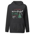 thumbnail image 3 of Womens Christmas Sweatshirt Christmas Women'S Casual Hoody Y K Printed Loose Tops Pullover Crew Neck Long Sleeve Hoody Blouse Women Hoodies Dark Gray M, 3 of 5