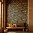 thumbnail image 2 of S4Sassy Peel And Stick Wall Covering, Vintage Floral Removable Wallwrap - Green Instant Wall Makeover Mural For Bathroom, Laundry Room, Closet Interior - Self-Adhesive Wallpaper Vinyl -25"X 120", 2 of 9