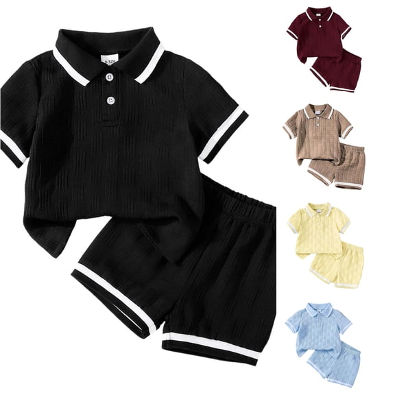 Shachafan Stylish Boys Summer Outfit Comfortable Short Sleeve Shirt And Shorts For Toddler Casual Wear And Daily Activities Toddler Boys Outfits