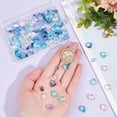 thumbnail image 3 of 160 PCS 10 Colors Glass Teardrop Czech Beads Colorful Smooth Top Drilled Beads Crystal Water Drop Loose Beads for DIY Necklace Bracelet Jewelry Making 1mm Hole, 3 of 7