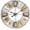Distressed hues in beige/black/brown/ gray/white/silver, variant on GGI Decor Quartz Farmhouse Indoor Oversized Wall Clock, Easy To See Roman Numerals