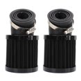 thumbnail image 2 of Filtro de aire para motocicleta curva de 45 grados de repuesto para GPZ1100 KZ1000 POLICE KZ1000A KZ1000E KZ1000D KZ900A KZ900B LTD Negro + Negro, 2 of 5