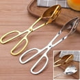 thumbnail image 7 of 2 Pack Gold Salad Tongs, 9.8 Inch Stainless Steel Kitchen Tongs for Serving Food, Kitchen Scissor Tongs for Cooking Buffet Catering Bread Pastry Dessert BBQ, 7 of 7