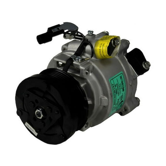 A/C Compressor - 6 Groove - Compatible with 2011 - 2015 Mitsubishi Outlander Sport 2012 2013 2014