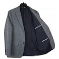 thumbnail image 6 of TOMMY HILFIGER Men's Modern-Fit Check Sport Coat Blue/Brown $295 B4HP (Regular,Regular,38), 6 of 8