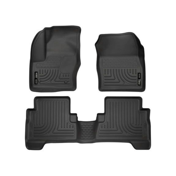 Husky Liners 99461 WeatherBeater Front & Second Seat Floor Liners - 3 Piece Fits 2023-2025 Dodge Hornet