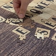thumbnail image 4 of Ambesonne Inspirational Jigsaw Puzzle Durable Cardboard, Words Scribble, 1000 pcs, Umber Sand Brown, 4 of 5
