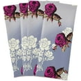 thumbnail image 3 of Kitchen Towels Rose Spring Floral Pattern Cleaning Towel Absorbent Hand Towels Tea Towels for Home Restaurant Dish Clean 28" x 18", 6PCS, 3 of 7