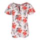 thumbnail image 5 of Blusa holgada de manga corta con cuello en V y estampado floral informal de verano para mujer Pompotops hkajfhjk471913, 5 of 5