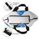 thumbnail image 4 of Balery Blue Christmas With Snowflakes Bolsa Tote Estilo Estético con Cremalleras, Bolsa de Hombro, Bolsa de Compras Grande y Plegable, 4 of 8