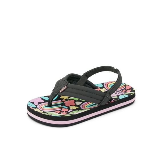Reef Toddler/Little Kid Ahi Beach Flip Flop, Soft Cushion Footbed, Tropical, 3