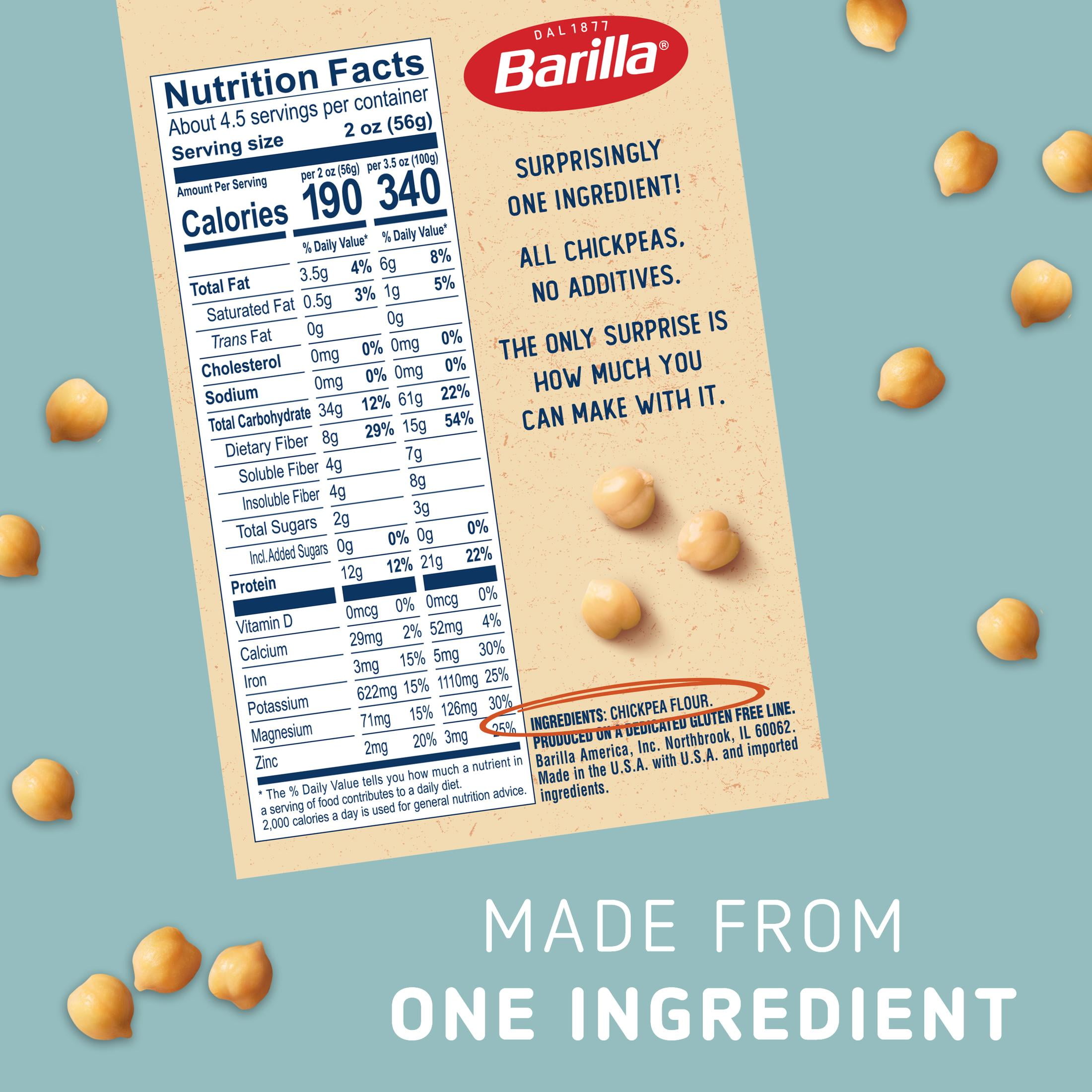 (6 pack) Barilla Gluten Free Chickpea Penne Pasta, 8.8 oz
