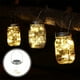 thumbnail image 2 of EeaseMX 4 juegos de luces LED solares para tapas de tarros de cristal, guirnalda de luces colgantes, 2 of 7